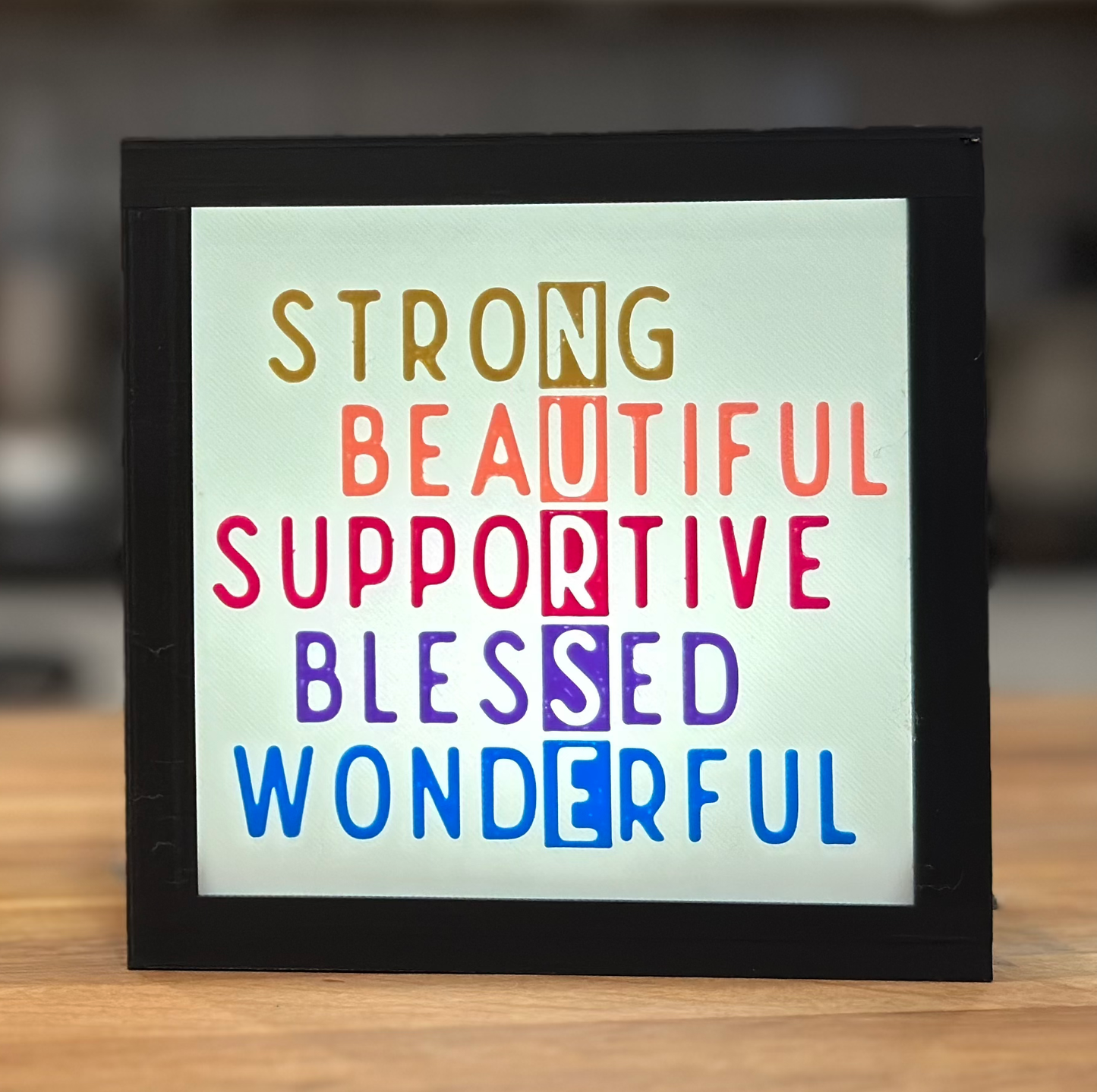 Strong Beautiful Supportive Blessed Wonderful [Nurse]